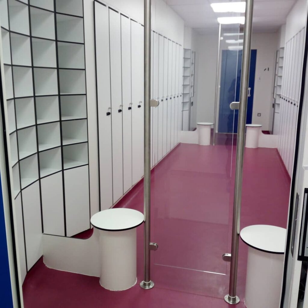 Taquillas para salas blancas a medida y ventiladas