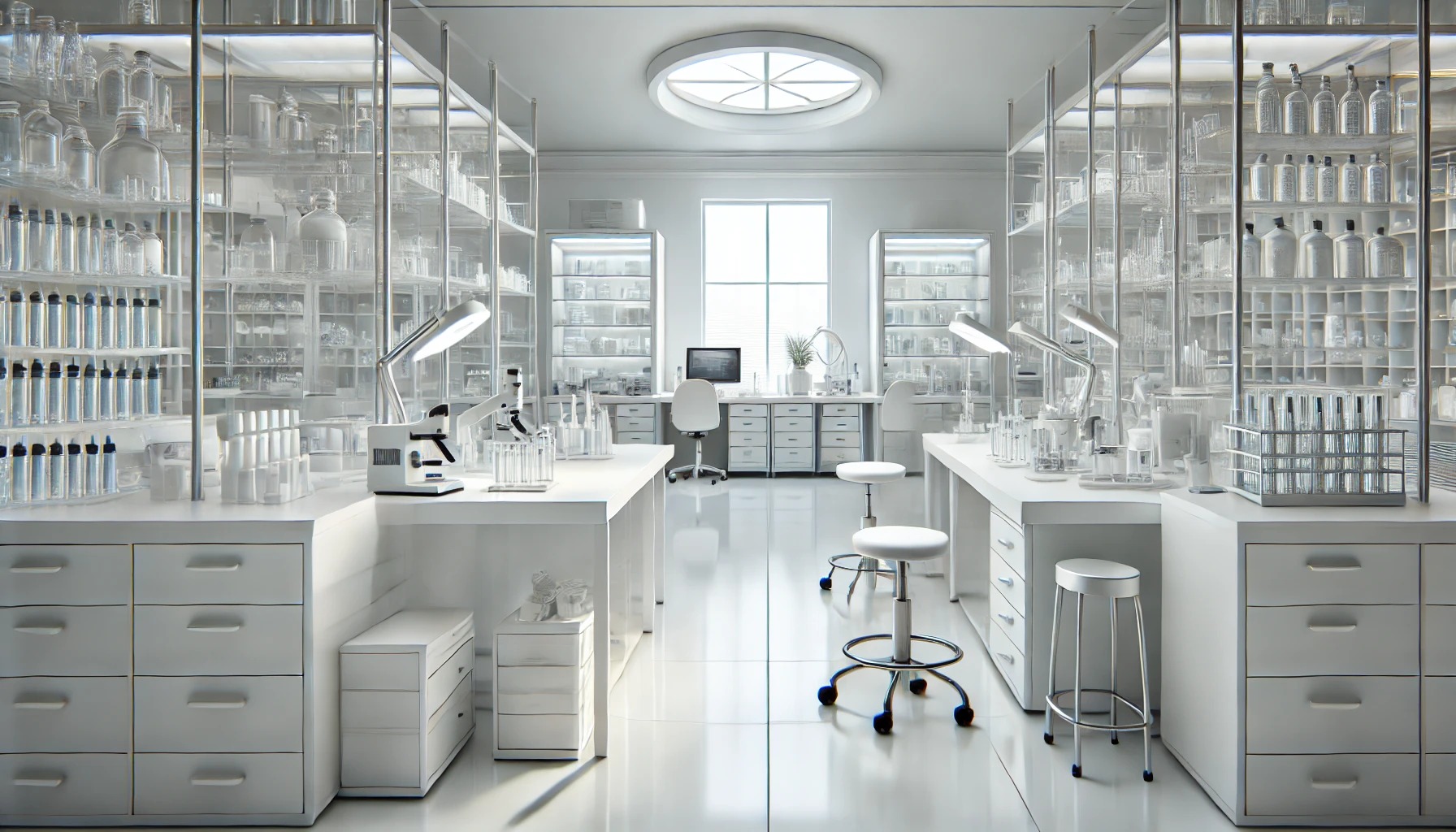 Salas blancas para el sector de la industria cosmética en España